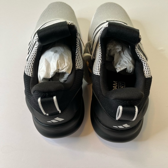 Adidas Black and White Mesh Sneakers - Picture 4 of 13